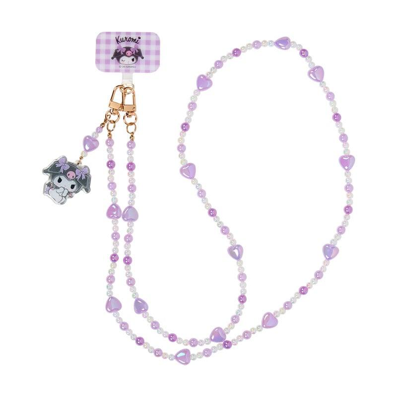 Kuromi Beaded Phone Shoulder Strap