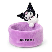 Kuromi Round Plush Tray