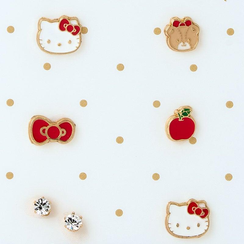 Hello Kitty Earrings Set