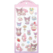 Sanrio Pearl Marshmallow Stickers [Chocolate Flavor]