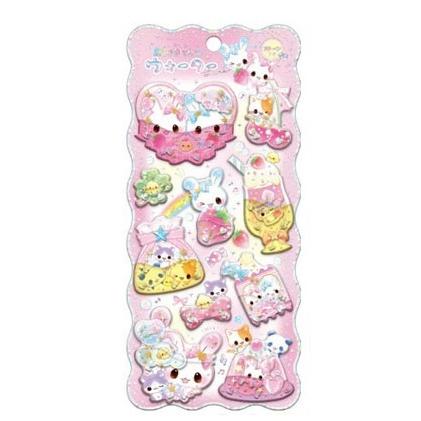 Kirarin Candy Twin Water Stickers