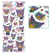 Tan Kuromi Clear Sticker
