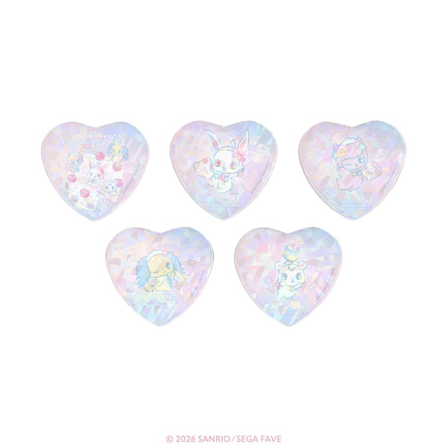 Jewelpet x Etoile et Griotte "Cakery" Hologram Heart Badge Blind Box