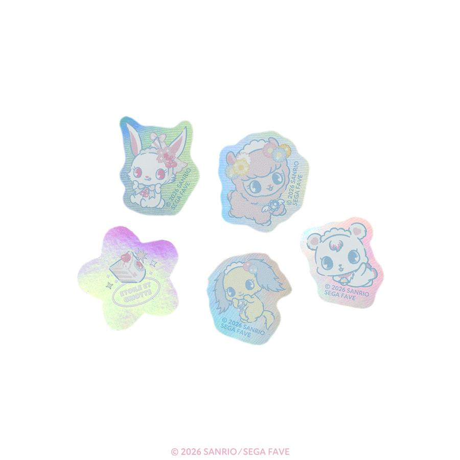 Jewelpet x Etoile et Griotte "Cakery" Hologram Flake Stickers