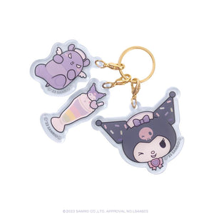 Etoile Et Griotte x Kuromi Milkshake Keychain