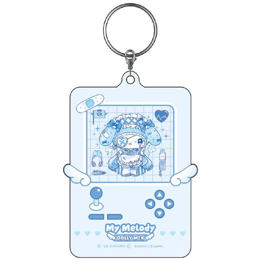 My Melody Dolly Mix Game Console Style Acrylic Keychain