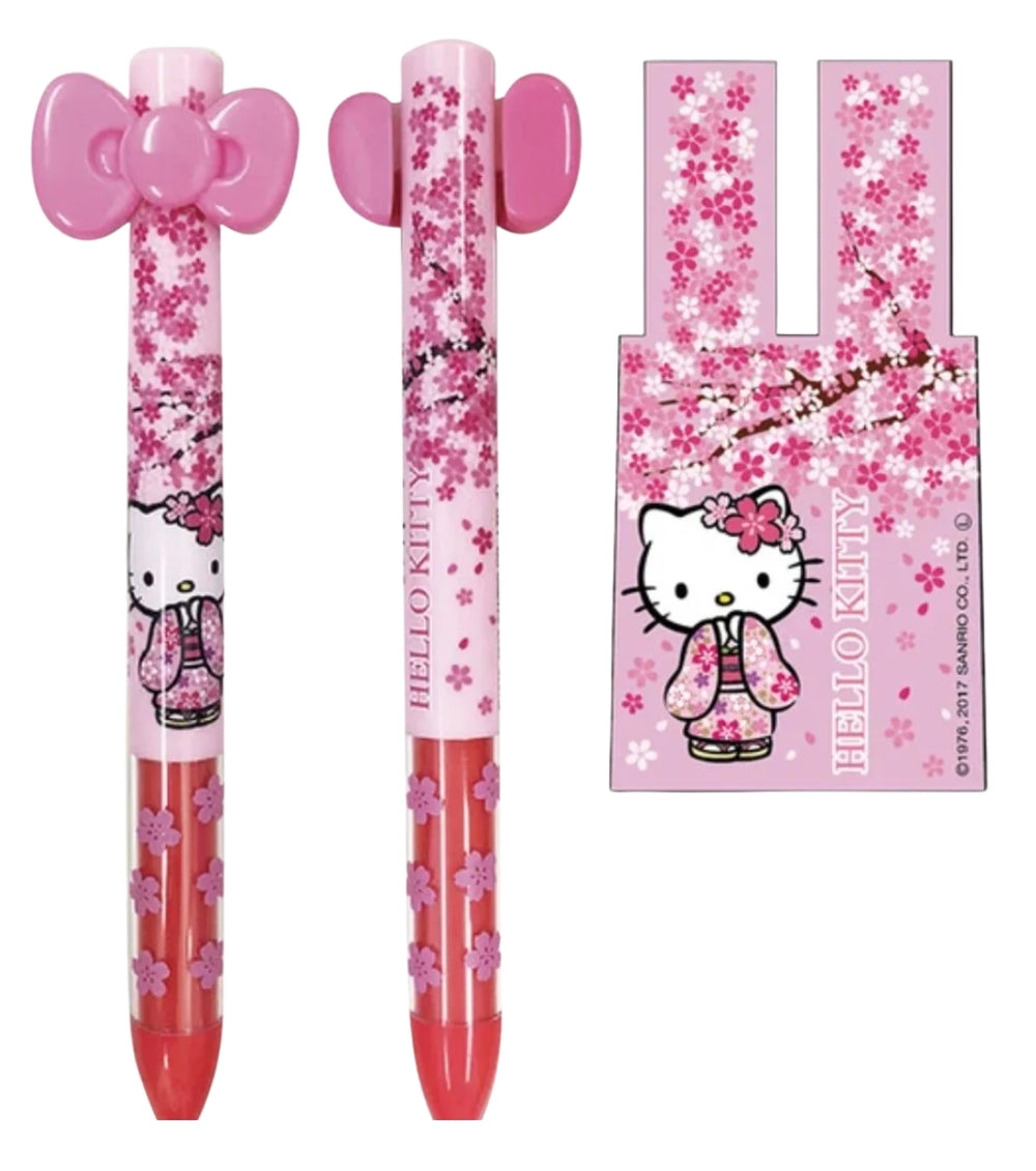 Hello Kitty Sakura Bow 2-color Ballpoint Pen