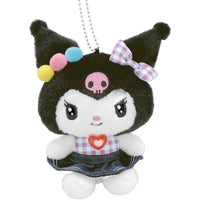 Kuromi "Gingham Denim" Plush Mascot