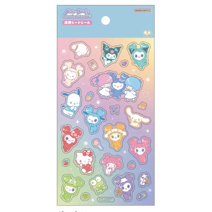 TWICE LOVELYS x Sanrio Characters Sticker Sheet