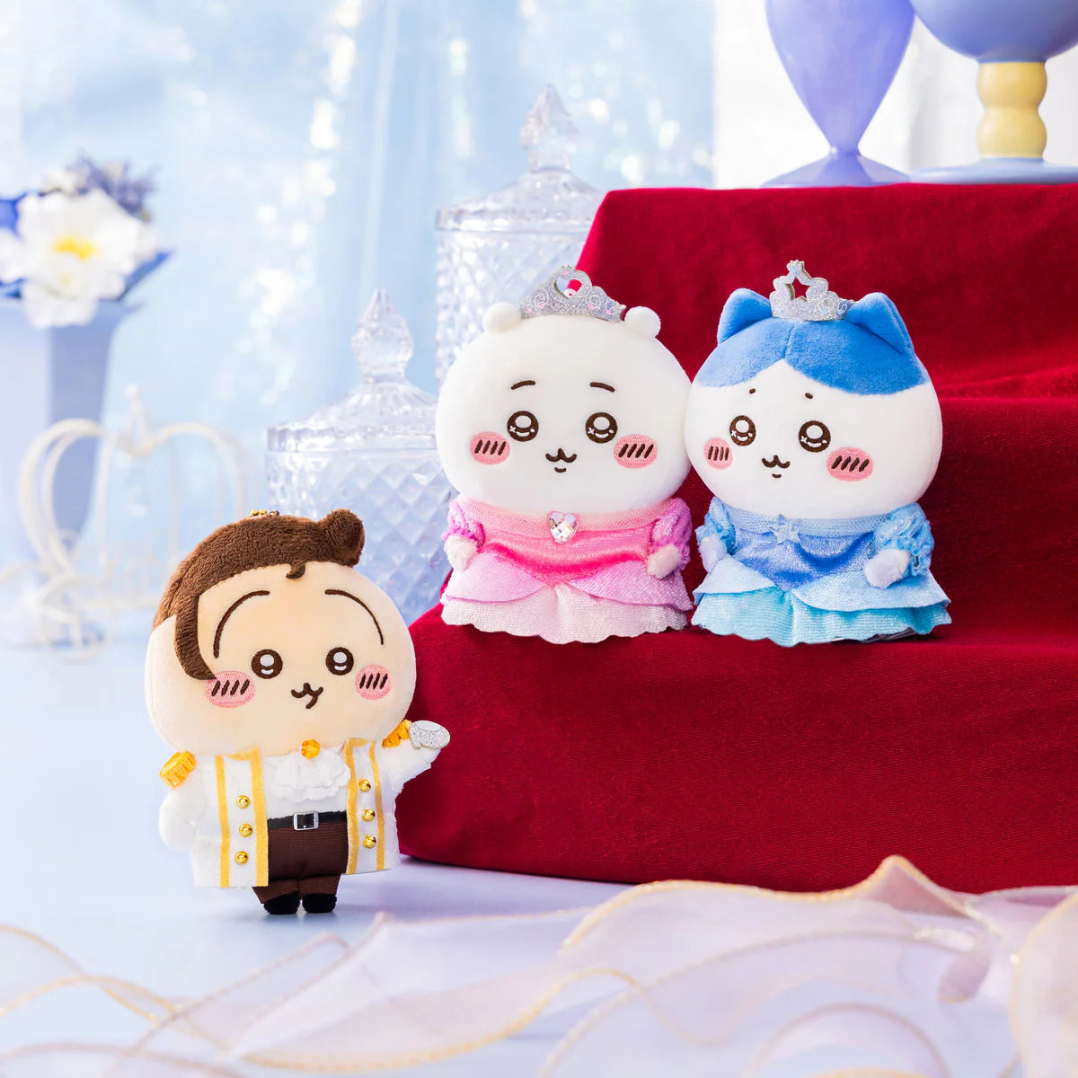 Chiikawa Pooh Wappa Princess Plush Mascot