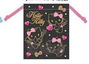 Hello Kitty "Gogo Gal" Drawstring Bag [Black]
