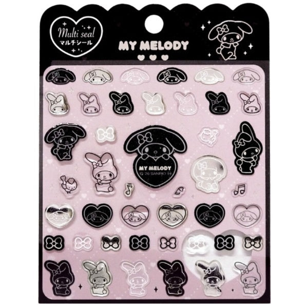 My Melody Monochrome Stickers