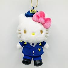Hello Kitty Shinkansen Captain Plush Mascot
