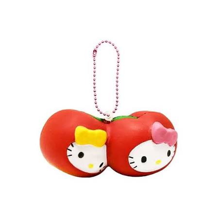 Hello Kitty Twin Cherry Squishy