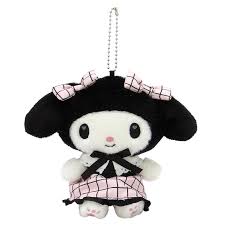 My Melody Black Graph Halloween Mascot Plush