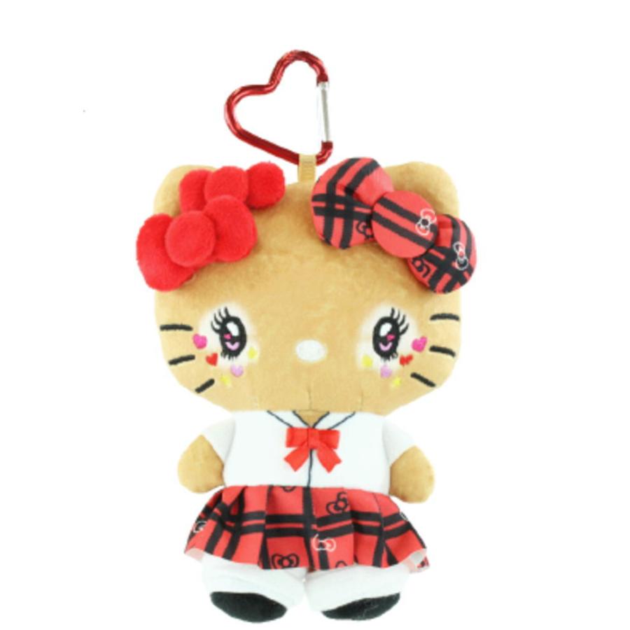 Hello Kitty Retro Kogal Plush w/ Carabiner [School]