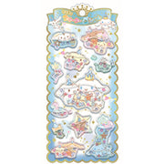 Cinnamoroll & Milk Water Glitter Sticker