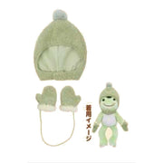 Pickles the Frog Plush Beanie & Mittens