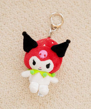 Kuromi Strawberry News Plush Mascot