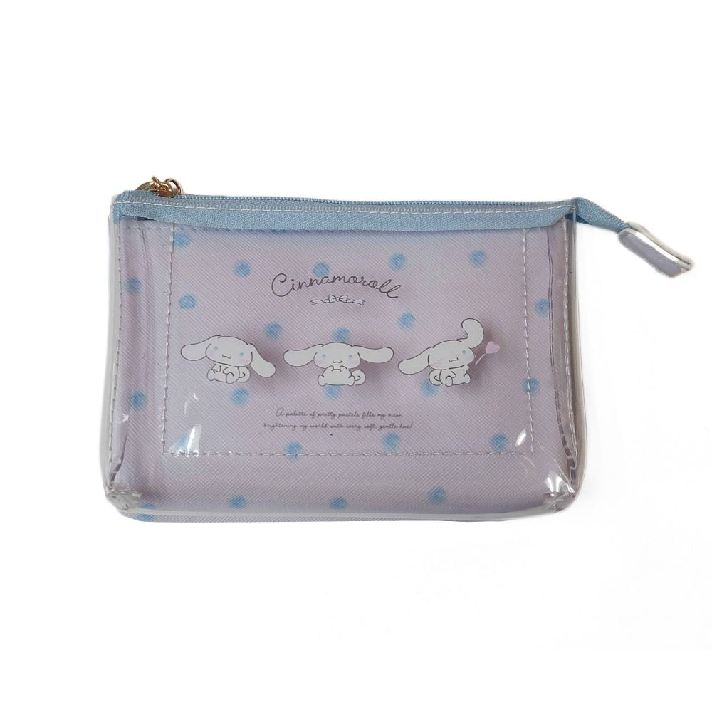 Sanrio Cinnamoroll Clear 3-Pocket Pouch