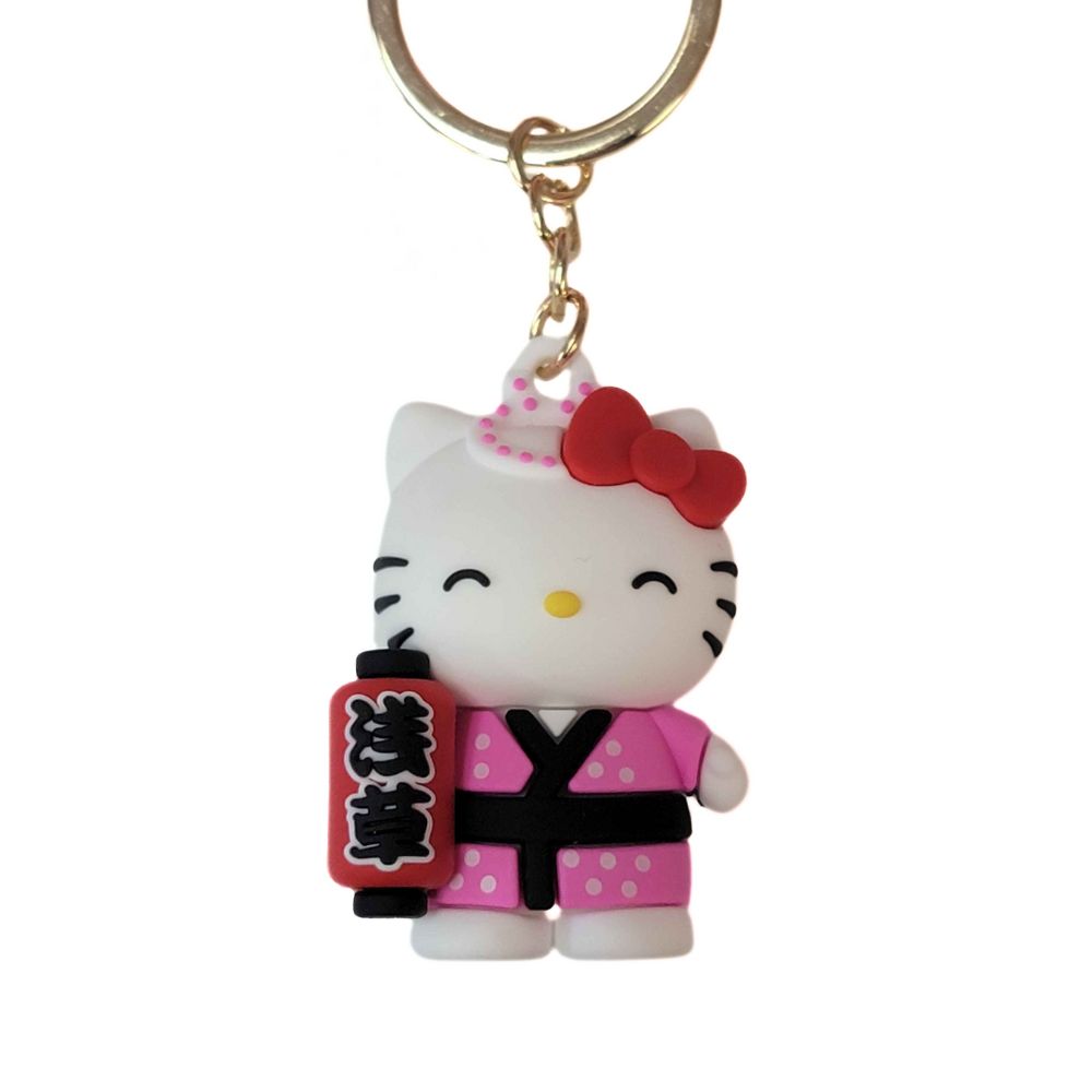 Japan Limited Hello Kitty Asakusa Figure Keychain