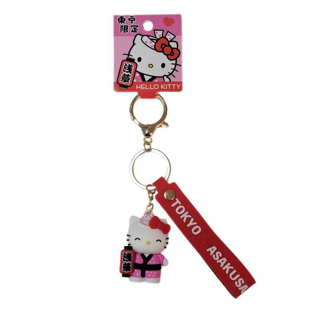Japan Limited Hello Kitty Asakusa Figure Keychain
