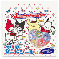 Sanrio Character Clear Plump Glitter 3D Sticker Set
