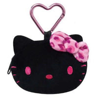Hello Kitty Cheetah Plush Pouch [Black]