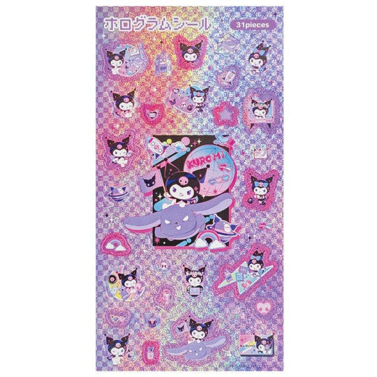 Kuromi Silver Holographic Sticker Sheet