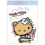 Tan Hello Kitty Blue Swimsuit Memo Pad