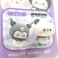 Kuromi & Mochi Mochi Panda 3D Eraser

