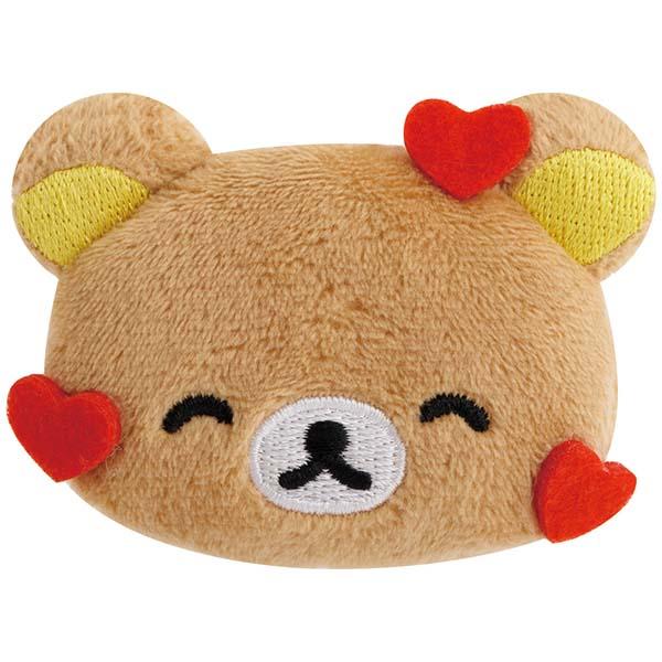 Rilakkuma Heart Emoji Plush Badge