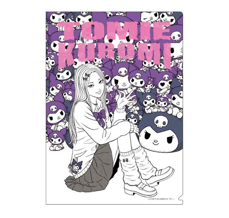 Sanrio X Junji Ito Kuromi Clear File