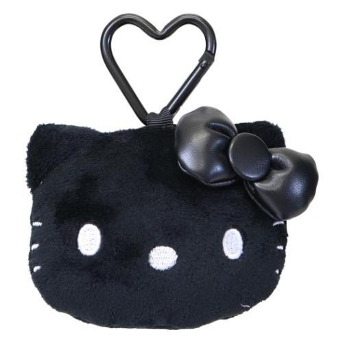 Hello Kitty Monochrome Pouch Heart Carabiner