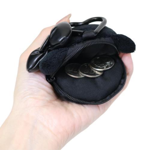 Hello Kitty Monochrome Pouch Heart Carabiner