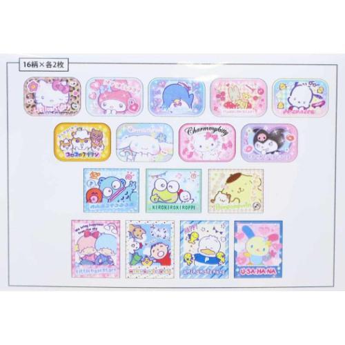 Sanrio Characters Heart Pounding Sticker Flake Set [Pictures]