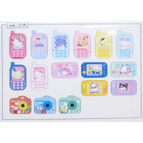 Sanrio Characters Heart Pounding Sticker Flake Set [Devices]