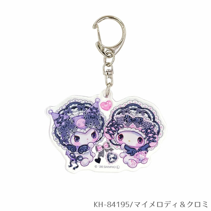 Kuromi & My Melody x Fumika Amenomori Ver.2 Acrylic Keychain