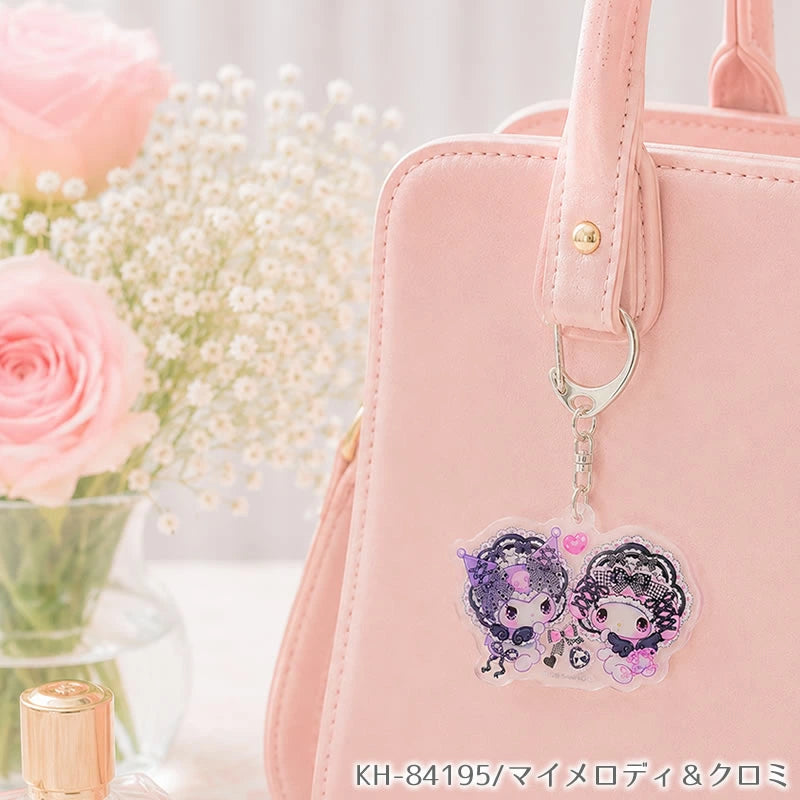 Kuromi & My Melody x Fumika Amenomori Ver.2 Acrylic Keychain