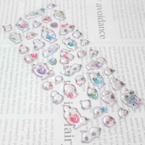 Snow Birds Parfait Pearl Sticker Sheet