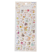 Mochi Panda Happy Tea Time Pearl Sticker Sheet