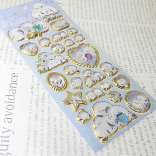 Snow Birds Jewel Sticker Sheet