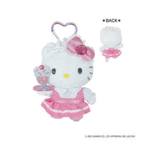 Hello Kitty Lovely Frill Mascot Keychain [Pink Maid]