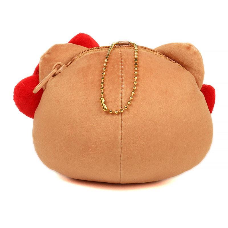 Hello Kitty Retro Kogal Plush Pouch [Hibiscus]