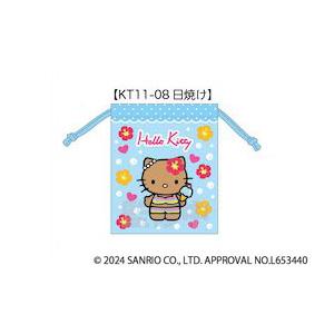 Hello Kitty "Gogo Gal" Drawstring Bag [Tan]