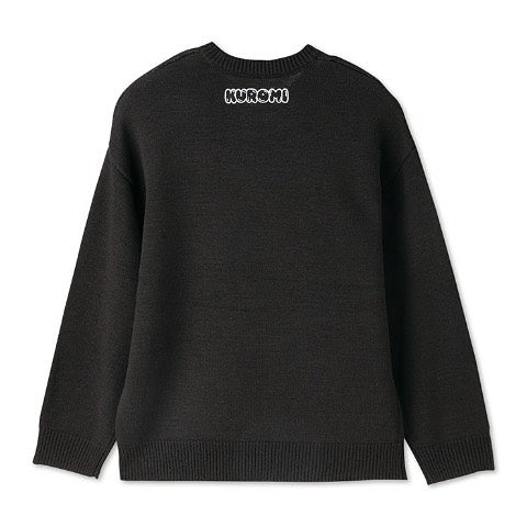Kuromi Leopard Bear Knit Pullover