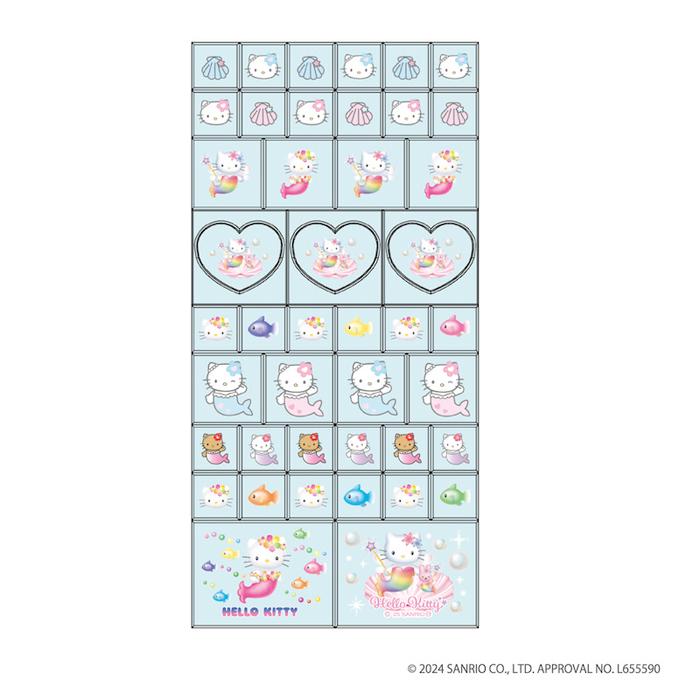 Hello Kitty Fantasy Mermaid Tile Stickers [Mint]