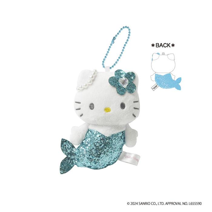 Glitter Mermaid Hello Kitty Fantasy Plush Mascot [Blue]