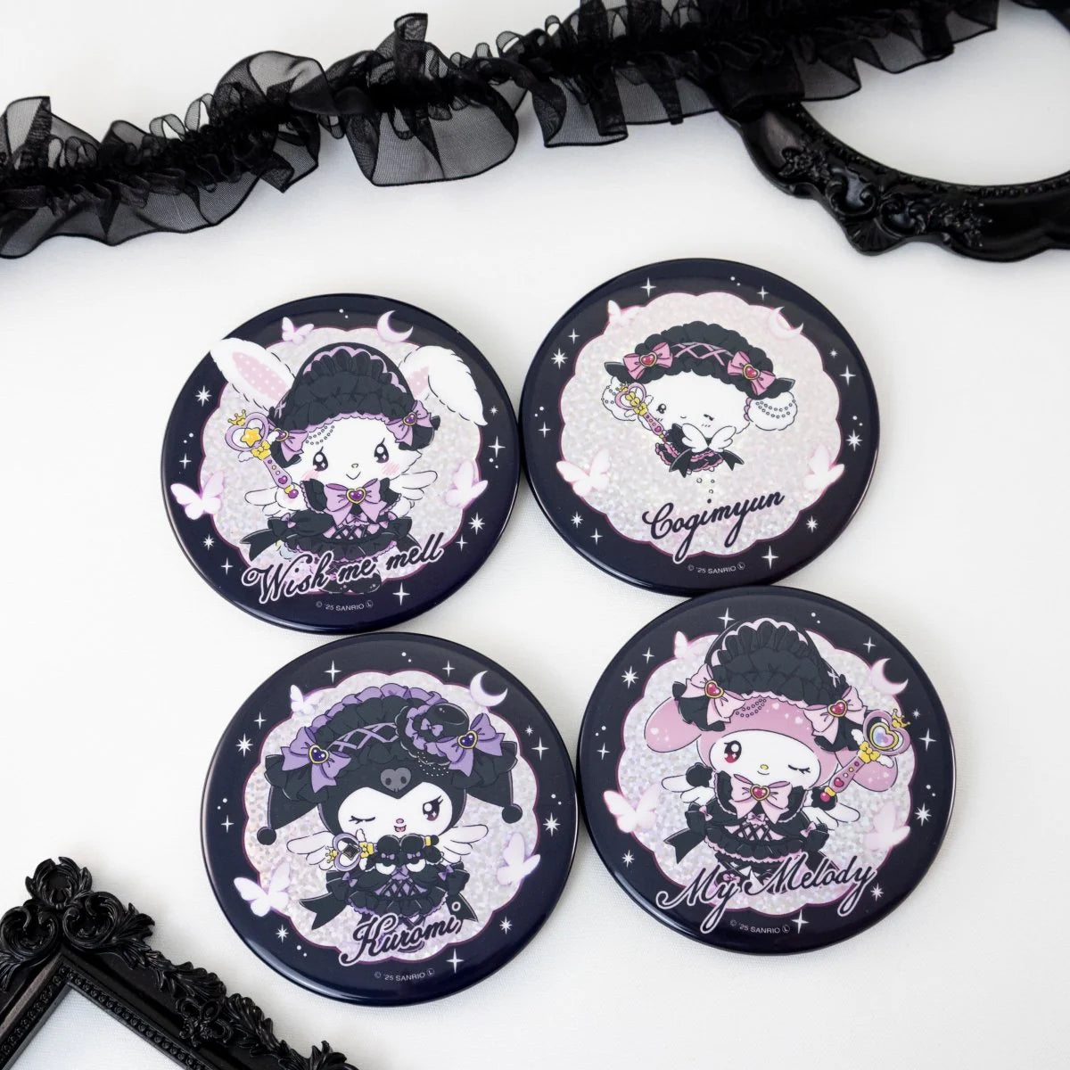 LAFARY Tokimeki Warrior Tin Badge [Kuromi]