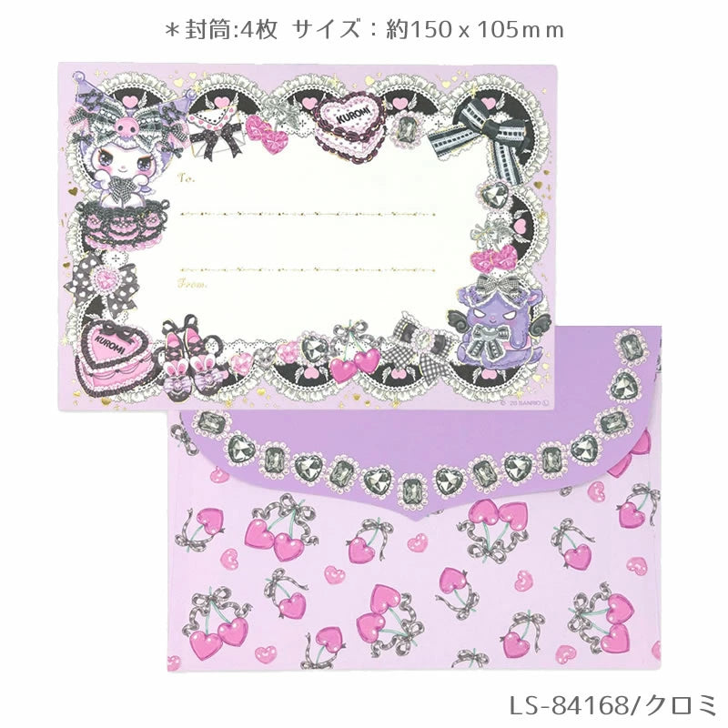 Kuromi x Fumika Amenomori Ver.2 Letter Set